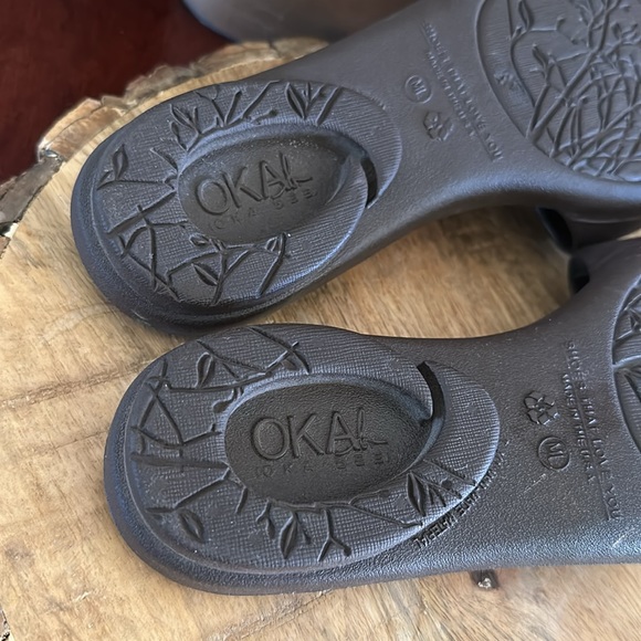 Oka-B Women’s Grace Slide Sandals in Hot Chocolate - Picture 10 of 12